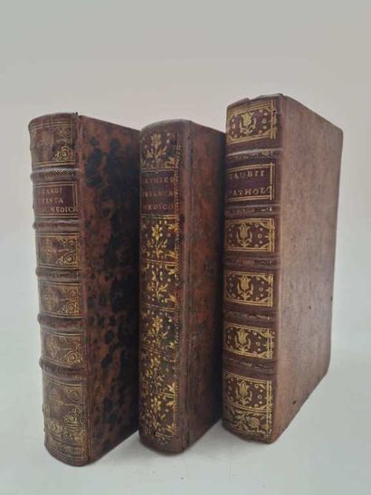 [MEDECINE XVIIIe s.]. Set of Three 18th Century...