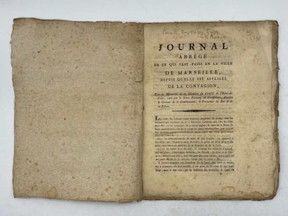 PICHATTY DE CROISSAINTE, Nicolas]. Journal...