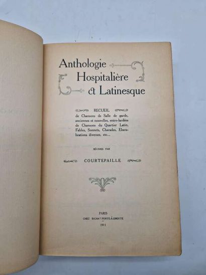 COURTEPAILLE. Analogie Hospitalière et Latinesque....