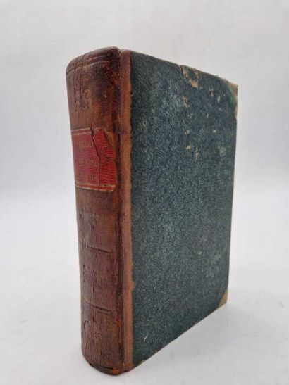 CUVIER, Georges. Tableau Elémentaire de l'Histoire...