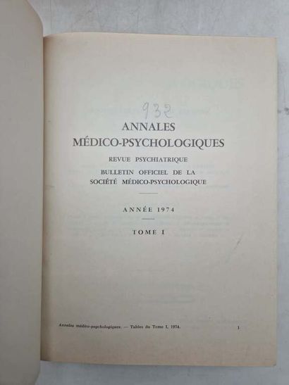 VIDART, Lionel. Anales médico-psychologiques....