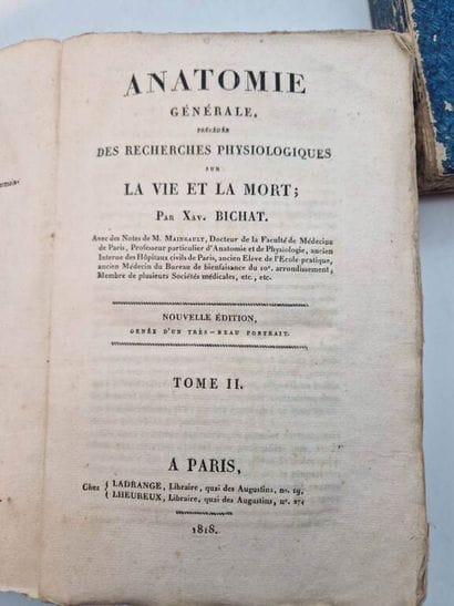 BICHAT, Xavier. Recherches Physiologiques...