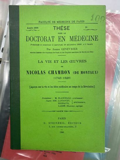 [THESIS]. Histoires de la médecine | 16 theses...