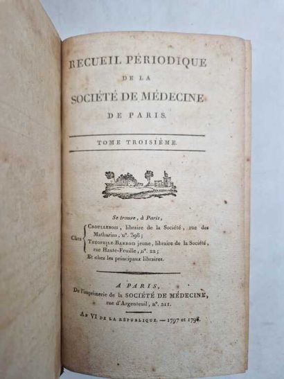 SEDILLOT, Jean. Journal Général de Médecine,...