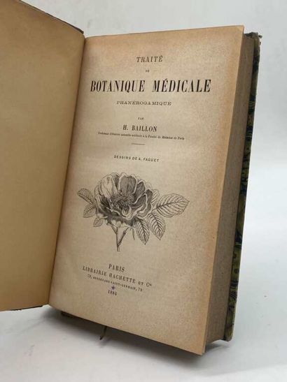 BAILLON, Henri. Traité de Botanique médicale...