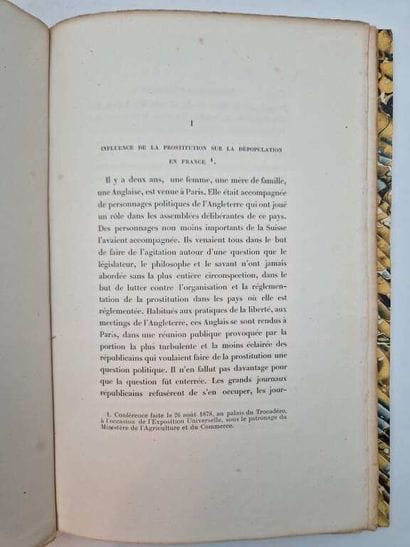 DESPRES, Armand. Prostitution in France....