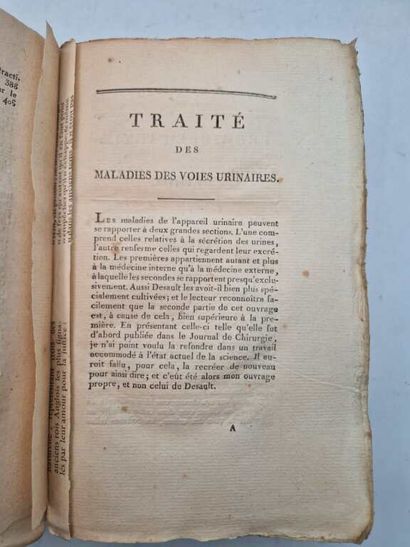 DESAULT, Pierre Joseph. Traité des Maladies...