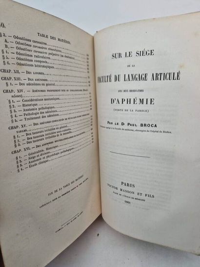 BROCA, Paul. Traité des Tumeurs (Treatise...