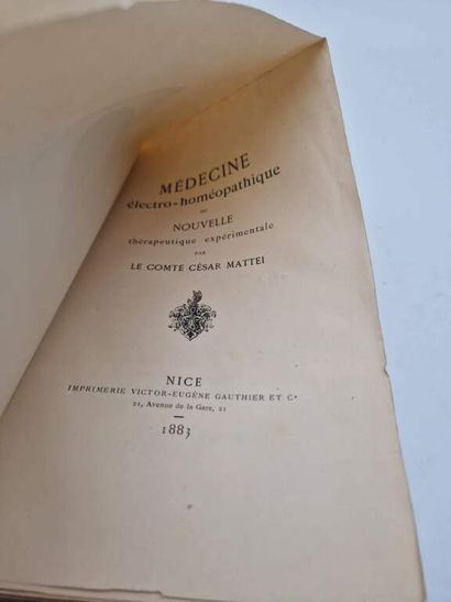 MATTEI, César. Médecine électro-homéopathique...