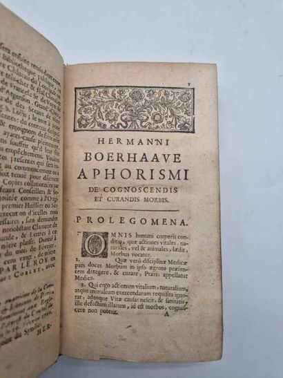 BOERHAAVE, Herman. Aphorismi de Cognoscendis...