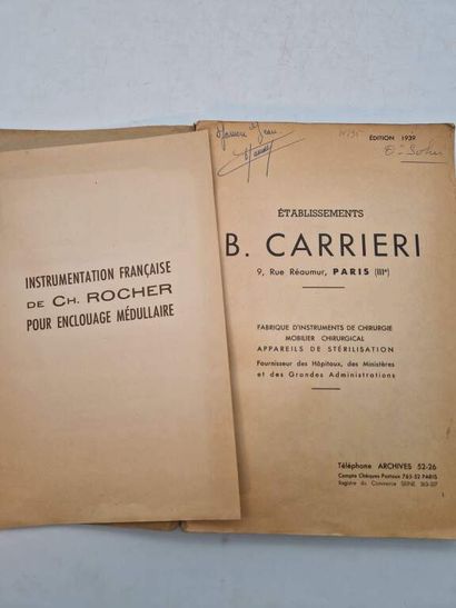 [MEDICAL EQUIPMENT]. Catalog of Etablissements...