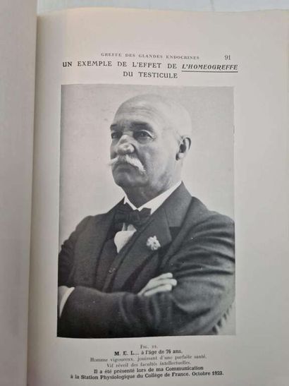 VORONOFF, Serge. Endoctrine Gland Transplantation....