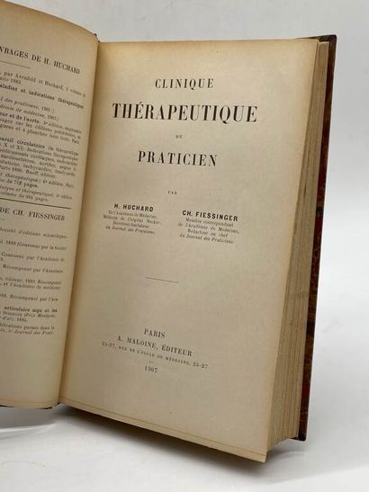 HUCHARD, Henri and FIESSINGER, Charles. Clinique...