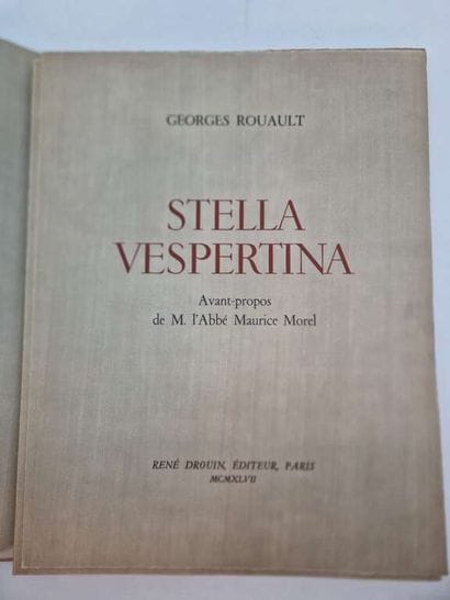 ROUAULT, Georges. Stella Vespertina. Published...