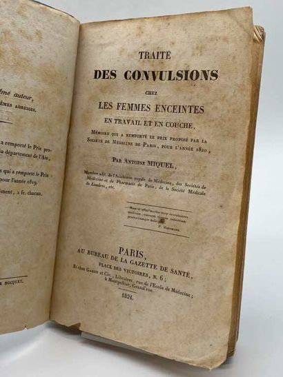 MIQUEL, Antoine. Traité des convulsions chez...