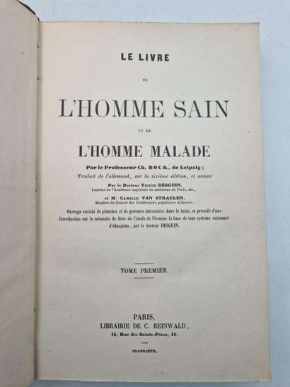 BOCK, Carl Ernest. Le Livre de l'Homme Saint...