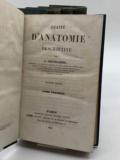 CRUVEILHIER, Jean. Traité d'anatomie descriptive....