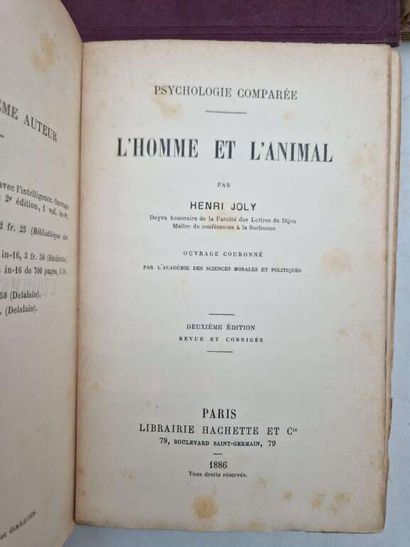 JOLY, Jules-Charles-Henri. Set of Works on...