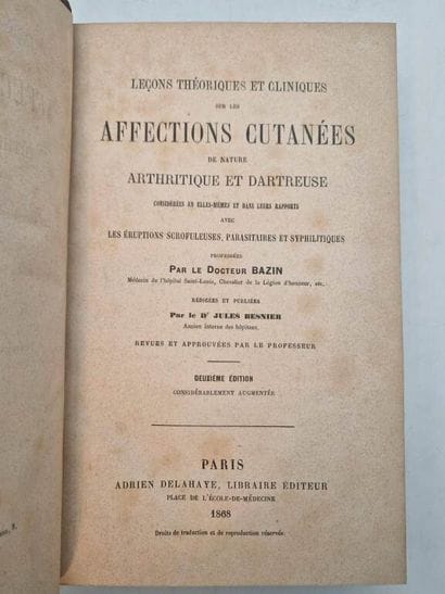 BAZIN, Ernest and BESNIER, Jules. Leçons...