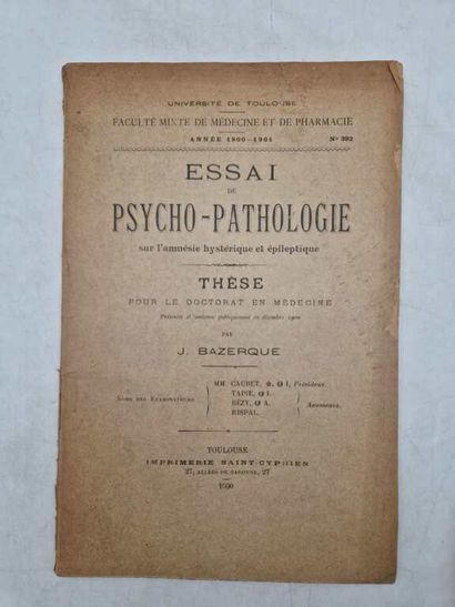 [THESES]. Set of 7 Theses or Medical Publications....