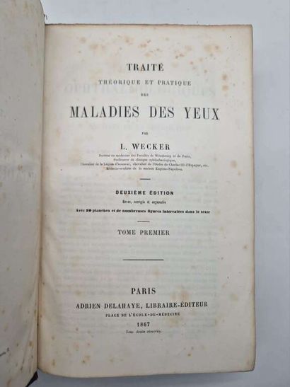 WECKER, Louis de. Traité Théorique et Pratique...