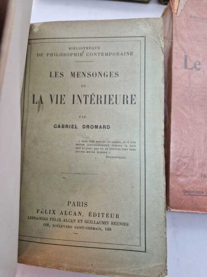 DROMARD, Gabriel. Set of 4 works on psychology...