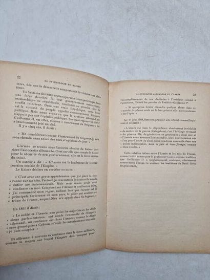 PRINCE, Morton. The Psychology of the Kaiser....