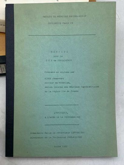 [PSYCHATRY]. 18 theses. 18 psychiatric theses...