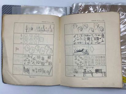 Manette. 20 works, 20 in-8 volumes, bound...