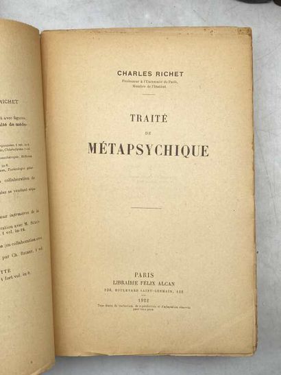 RICHET, Charles. 10 books Set of ten books...