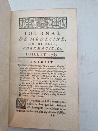 JOURNAL de Médecine, Chirurgie, Pharmacie,...