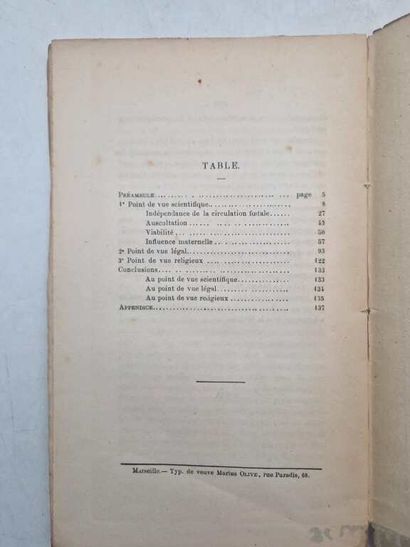 VILLENEUVE, Etienne-Pierre-Félix. De l'Opération...