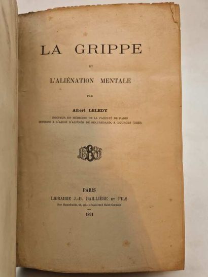 LELEDY, Albert. La Grippe et l'Aliénation...