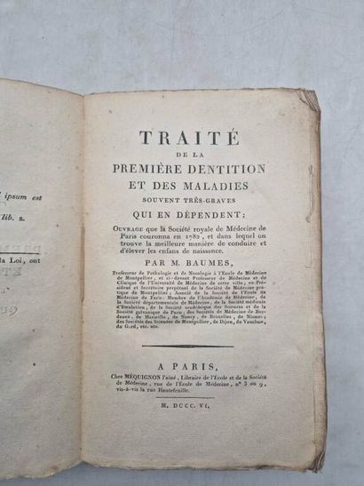 BAUMES, Jean-Baptiste-Timothée. Traité de...