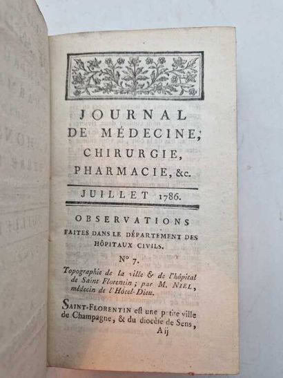 JOURNAL de Médecine, Chirurgie, Pharmacie,...