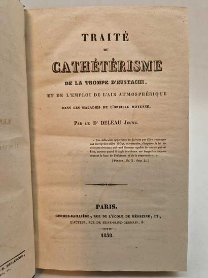 DELEAU, Nicolas. Traité du Cathétérisme de...