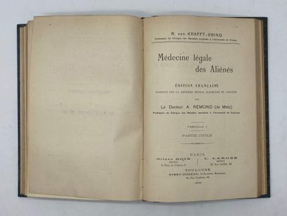 KRAFFT-EBING, Richard von. Médecine légale...