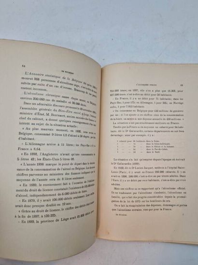 RYCKERE, Raymond de. L'Alcoolisme Féminin....