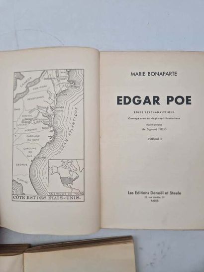 BONAPARTE, Marie. Edgar Poe. Etude Psychanalytique,...