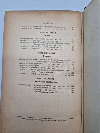 BOURNEVILLE, Désiré-Magloire. Manuel Pratique...