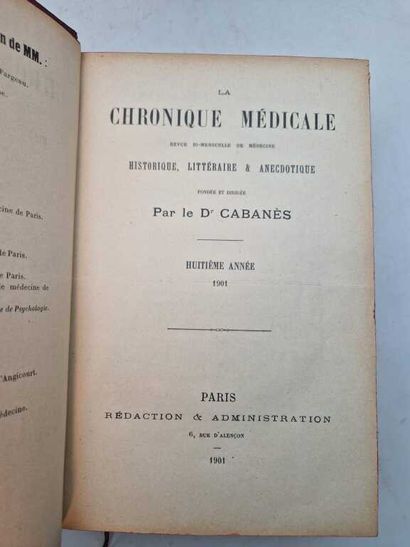 CABANES, Augustin. La Chronique Médicale....