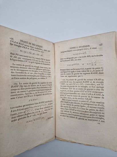 POISSON, Simeon-Denis. Traité de Mécanique,...