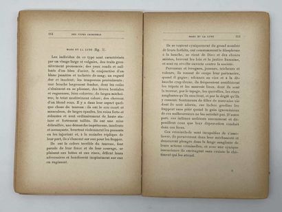 LEDOS, Eugène. Les criminels et la criminalité,...