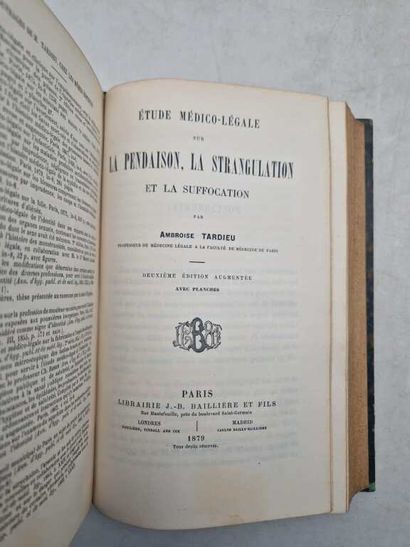 TARDIEU, Ambroise. Etude Médico-Légale sur...