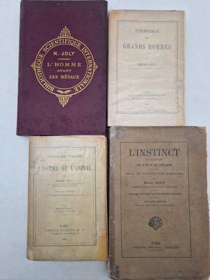JOLY, Jules-Charles-Henri. Set of Works on...