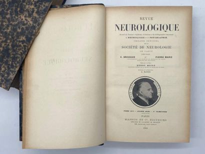 [NEUROLOGY]. Revue Neurologique. Tomes XIX...