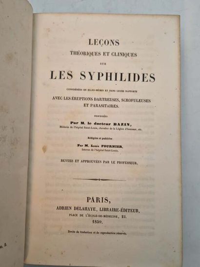 BAZIN, Ernest and FOURNIER, Louis. Leçons...