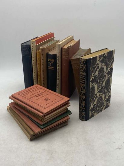 [GERMAN LITERATURE]. 19 works Beautiful set...