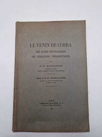 KORESSIOS, Nicolas Théodore. Le Venin de...