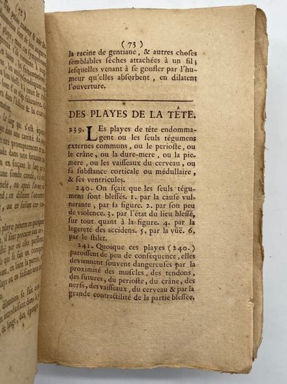 BOERHAAVE, Herman. Aphorismes de monsieur...